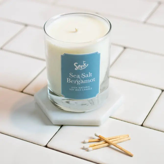 Seed Phytonutrients Sea Salt & Bergamot Candle
